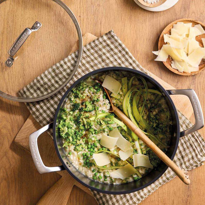 Le Creuset Toughened Non-Stick Sauteuse with Glass Lid 30cm image number 1